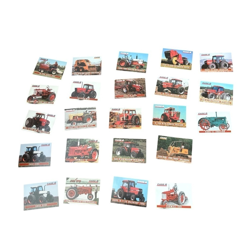 Ertl Harvest Heritage Trading Cards Case Corp Tractor Farming Agriculture